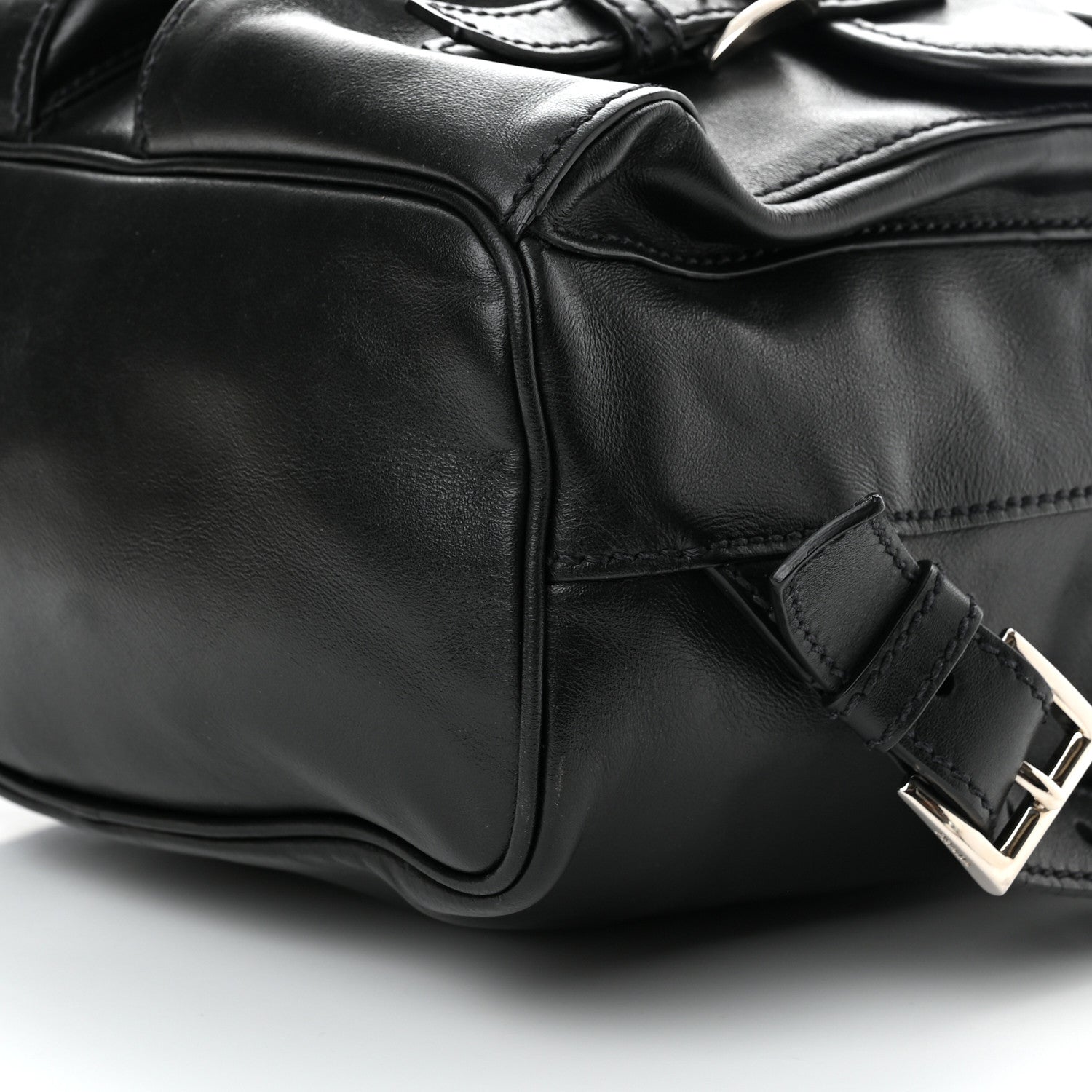 Prada Calfskin Backpack Black 10 of 18