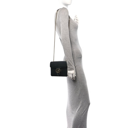 Gucci Dollar Calfskin Small Interlocking G Shoulder Bag Black 2 of 10