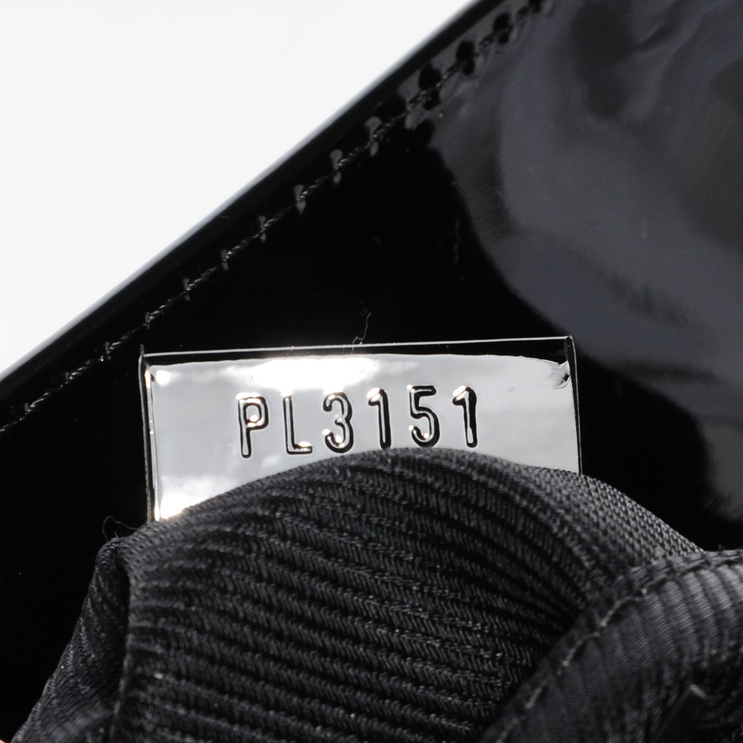 Satin Dentelle Pochette Black