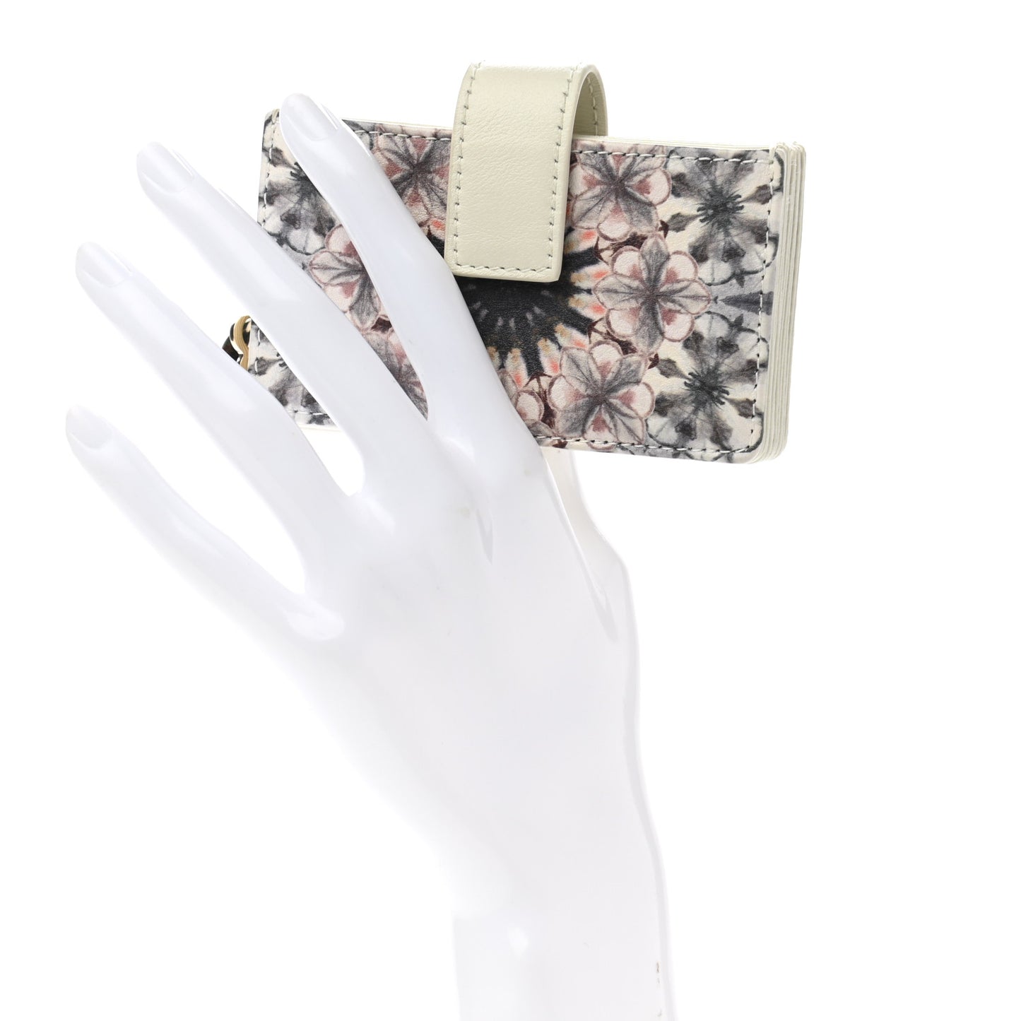 Calfskin Printed KaleiDiorscopic Lady Dior 5-Gusset Card Holder Multicolor