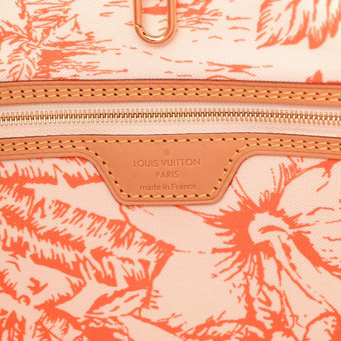 Monogram Giant By The Pool 2.0 Neverfull MM Coral