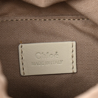 Chloe Smooth Calfskin Mini Roy Bucket Bag Natural White 6 of 12