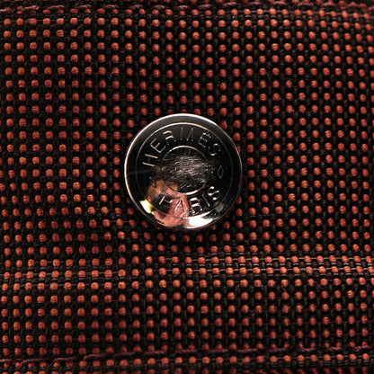 Hermes Canvas Herline MM Tote Brown 8 of 14