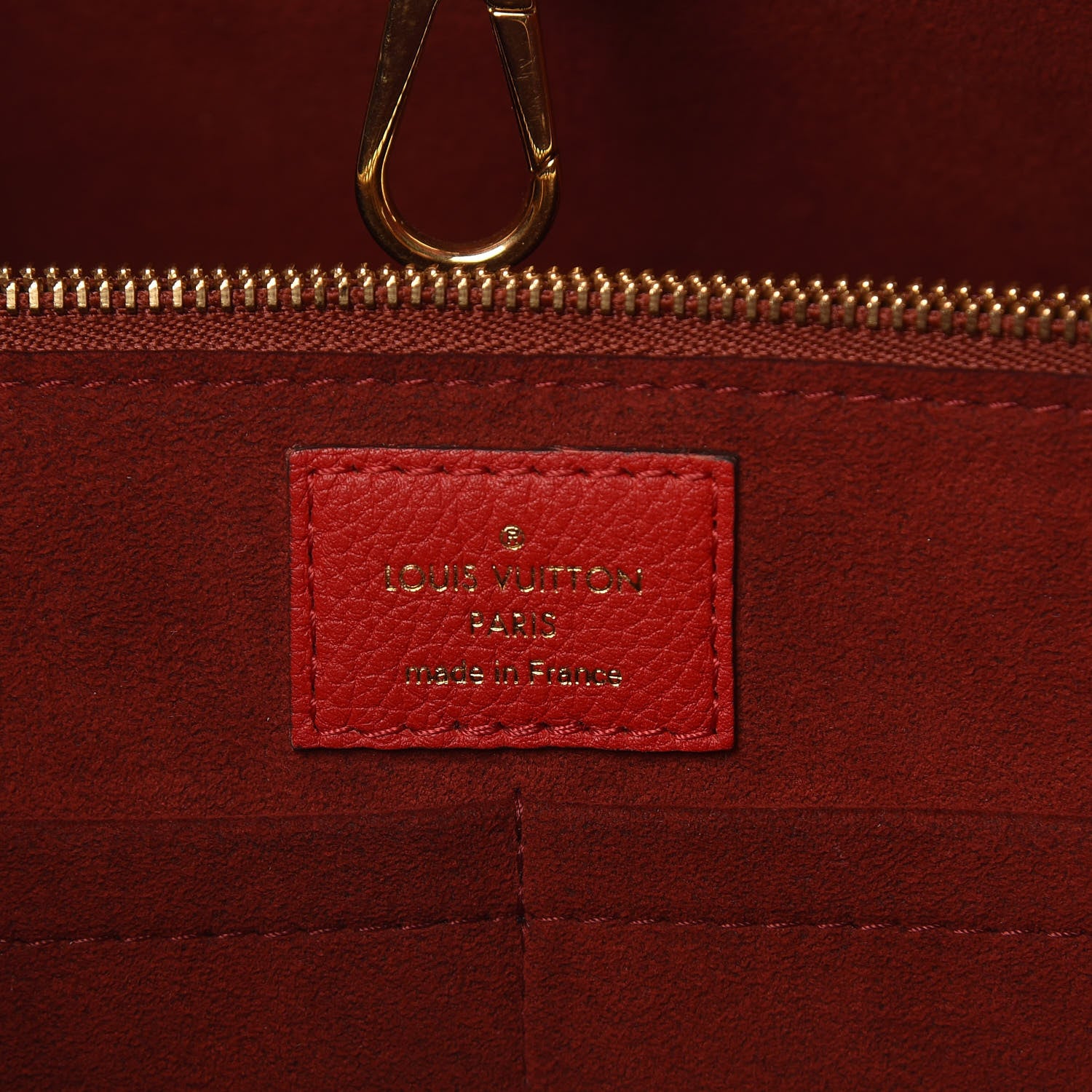 Louis Vuitton Calfskin Monogram Kimono Tote Cherry 6 of 13