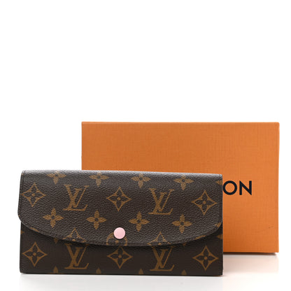 Louis Vuitton Monogram Emilie Wallet Rose Ballerine 7 of 7