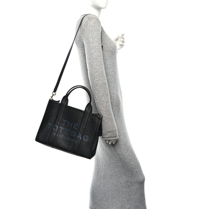 Marc Jacobs Grained Calfskin Medium The Tote Bag Black 2 of 11