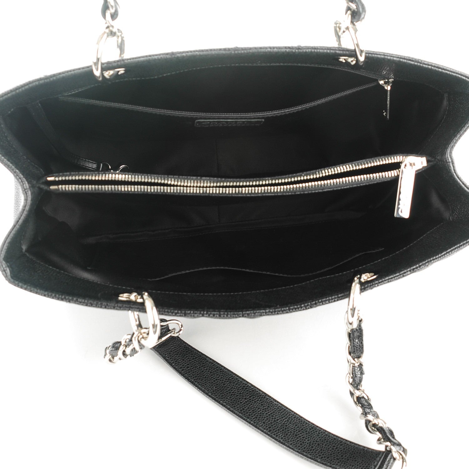 Chanel Caviar Quilted Grand Shopping Tote GST Black 5 of 7