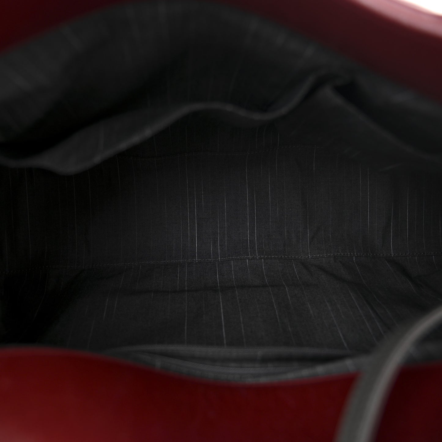 Lambskin Large In and Out Tote  Red