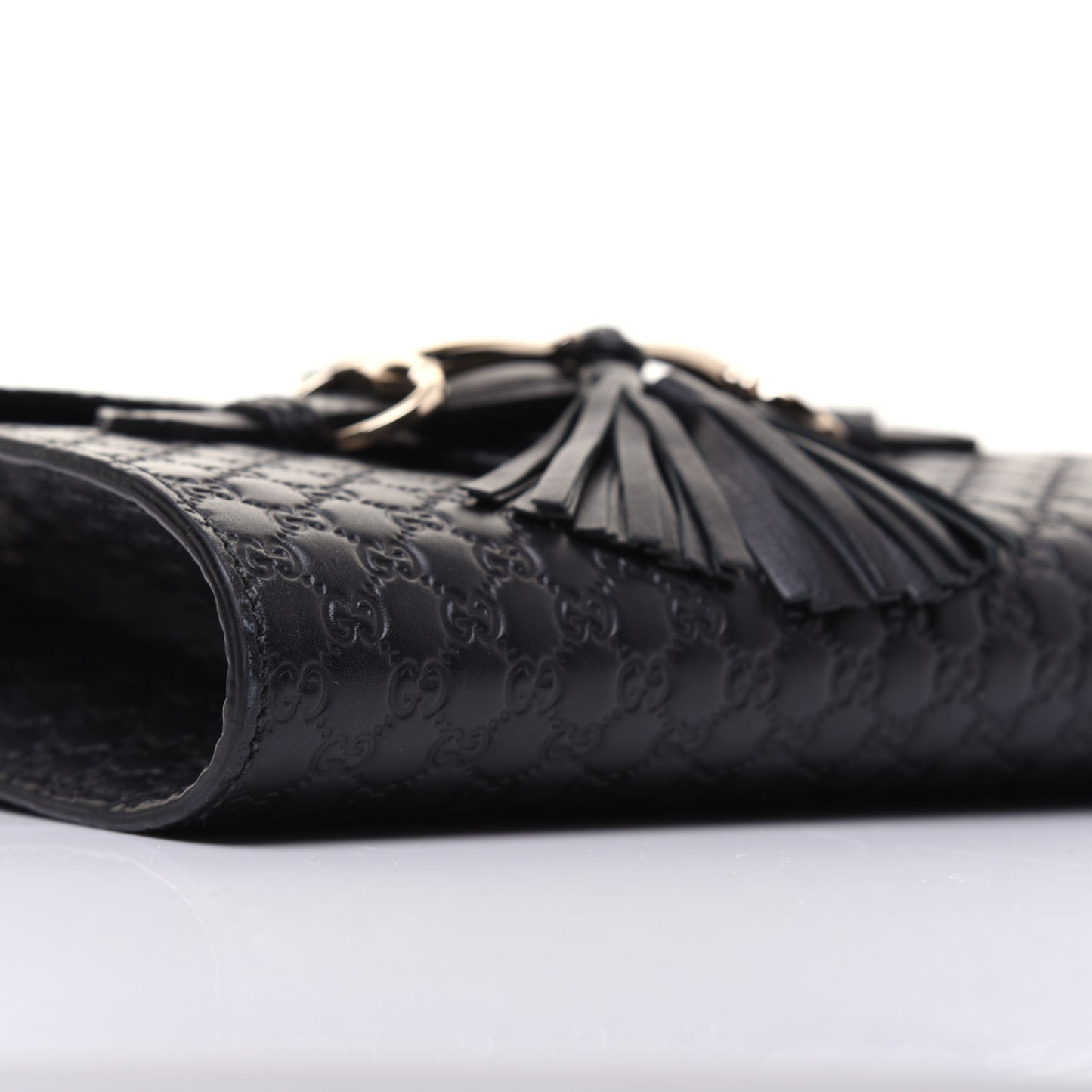 Microguccissima Mini Emily Shoulder Bag Black