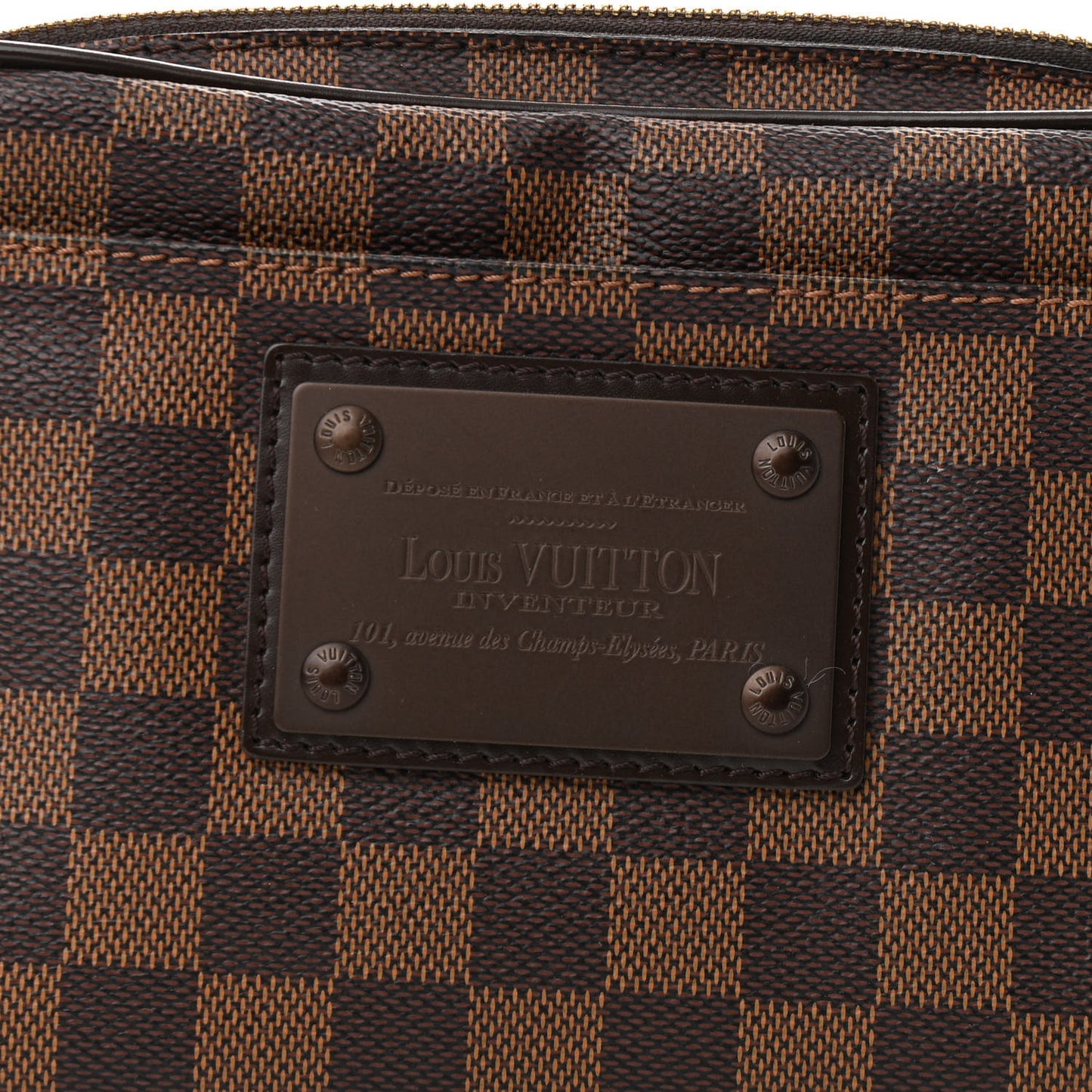 Damier Ebene Brooklyn Bum Bag
