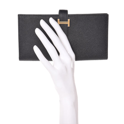 Hermes Epsom Bearn Gusset Wallet Black 2 of 8