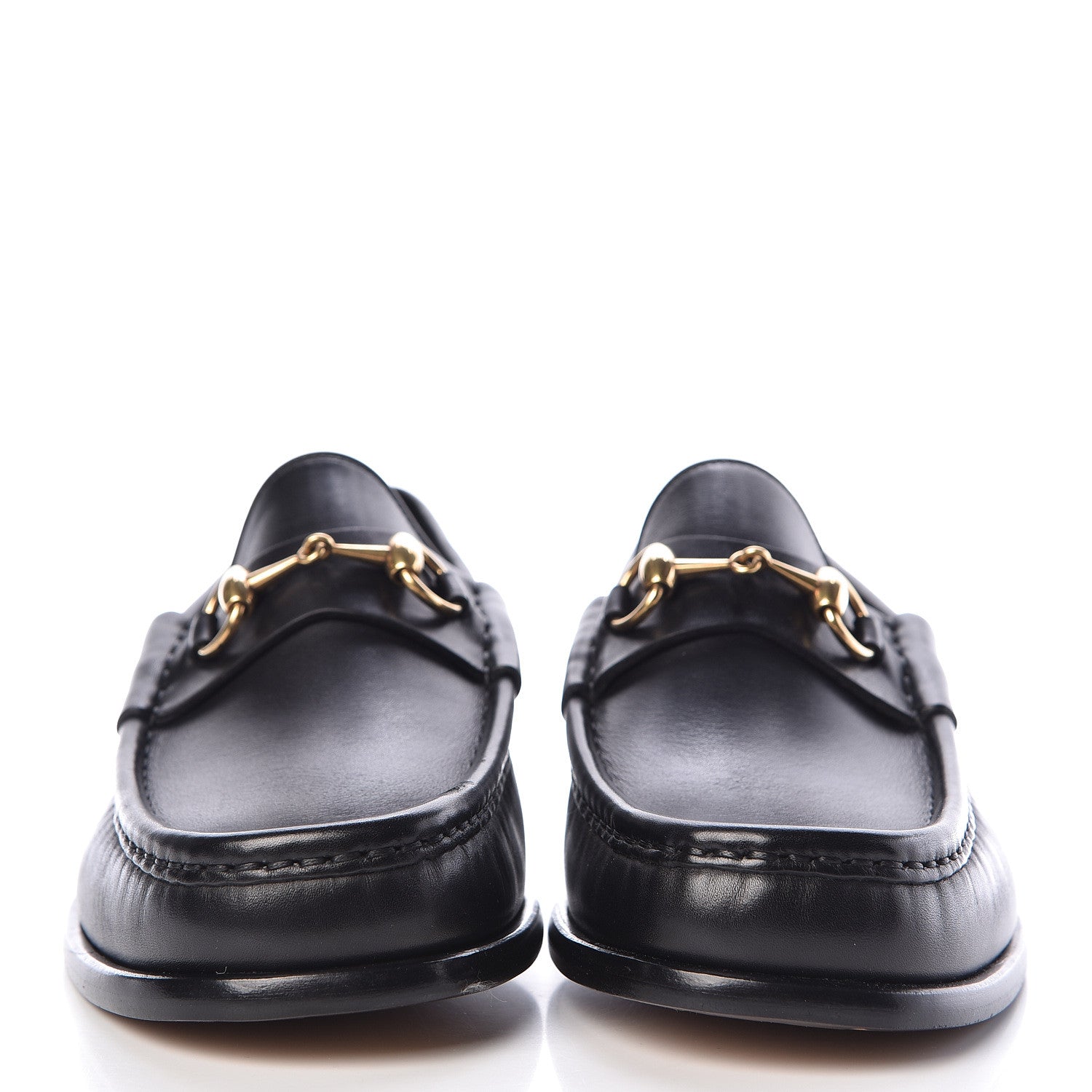 Gucci Calfskin Mens 1953 Horsebit Loafers 9.5 Black 2 of 10