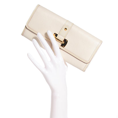 Louis Vuitton Suhali Le Favori Wallet White 2 of 7