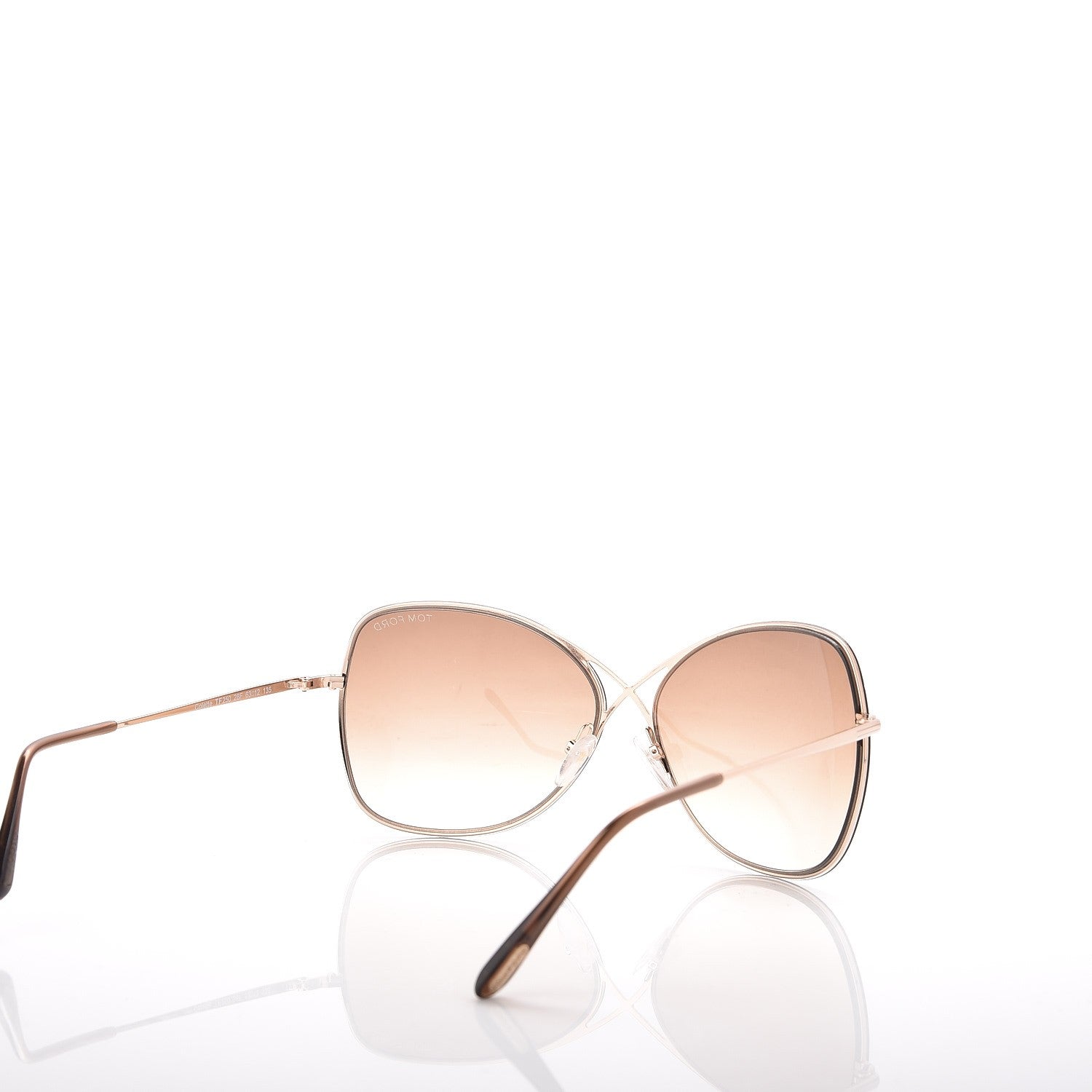 Tom Ford Colette Butterfly Sunglasses TF250 Rose Gold 4 of 7