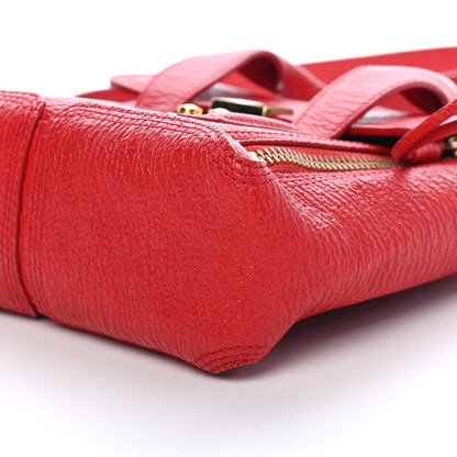 3.1 Phillip Lim Textured Calfskin Mini Pashli Satchel Red 8 of 8