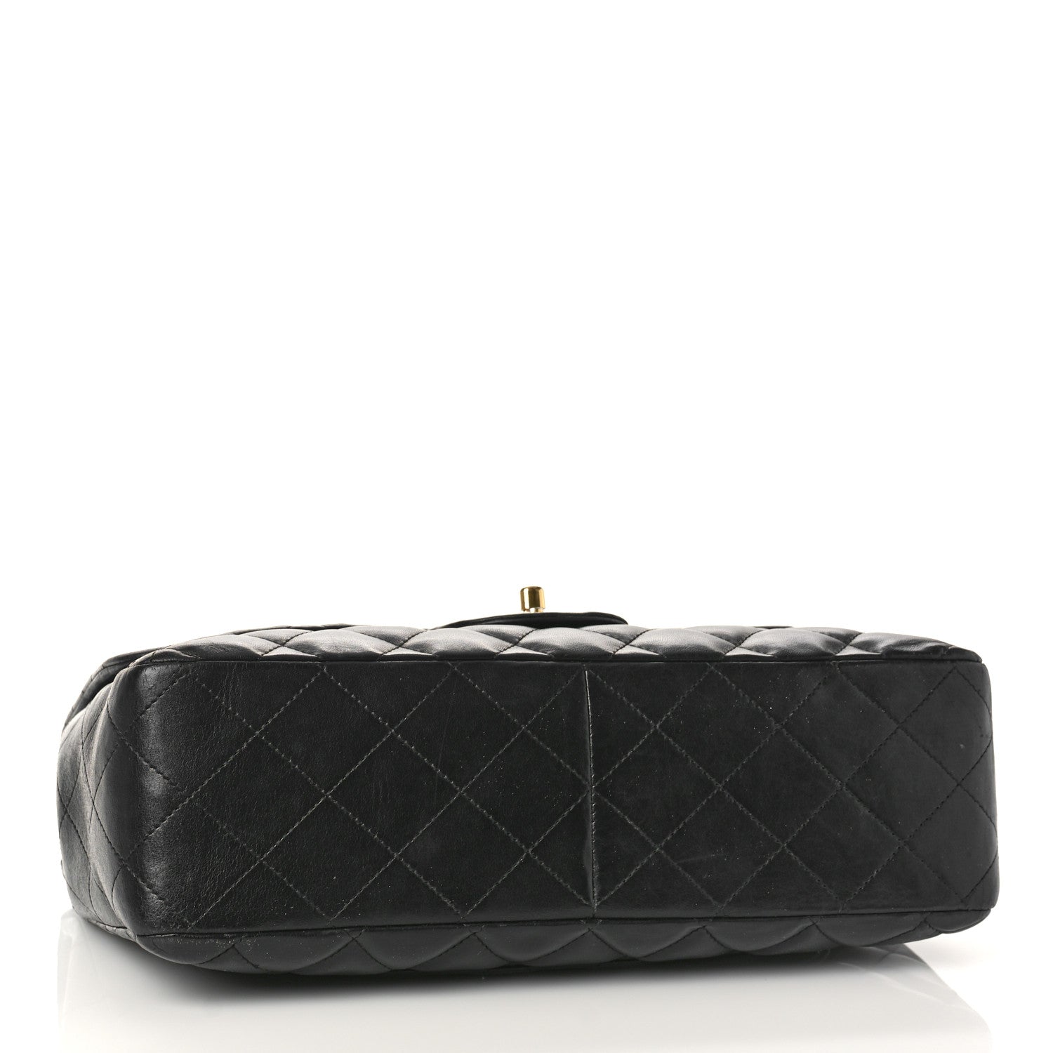 Chanel Lambskin Quilted Jumbo Single Flap Black 4 of 15