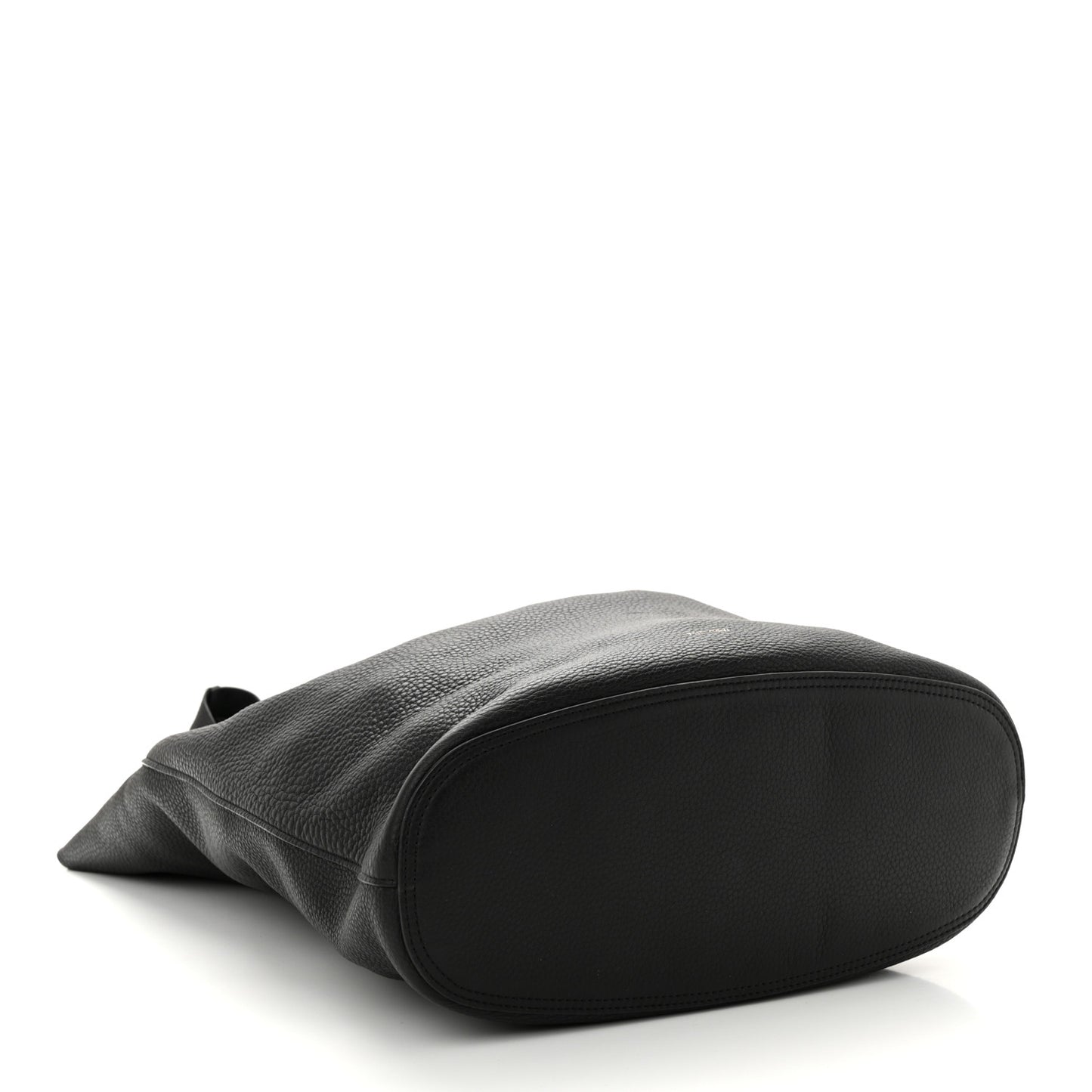 Grained Calfskin Bindle Three Bag Black