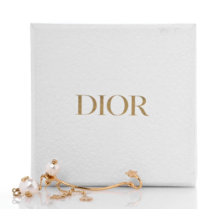 Christian Dior Pearl Shiny-D Earring Gold 4 of 4