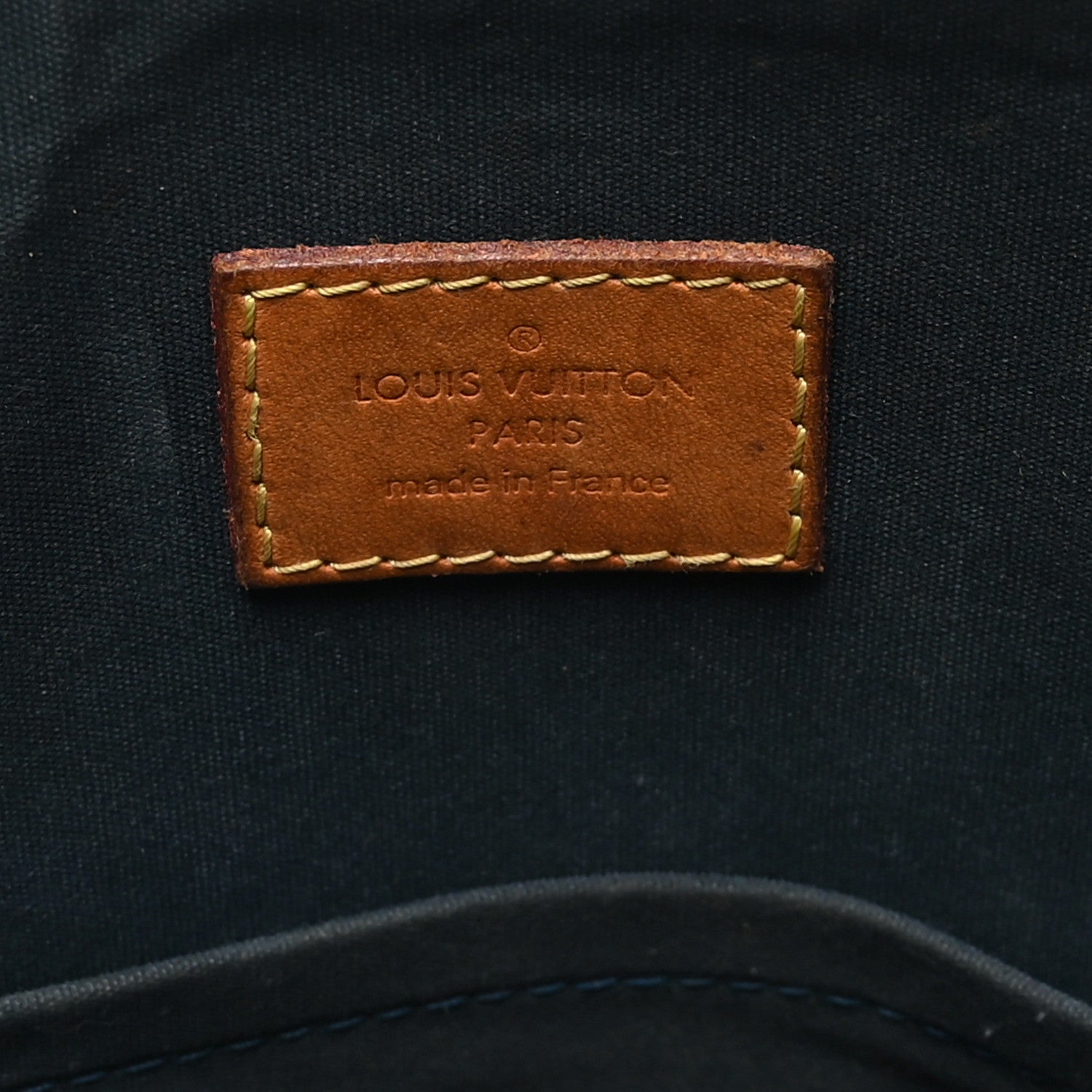 Louis Vuitton Vernis Alma GM Blue Nuit 7 of 13