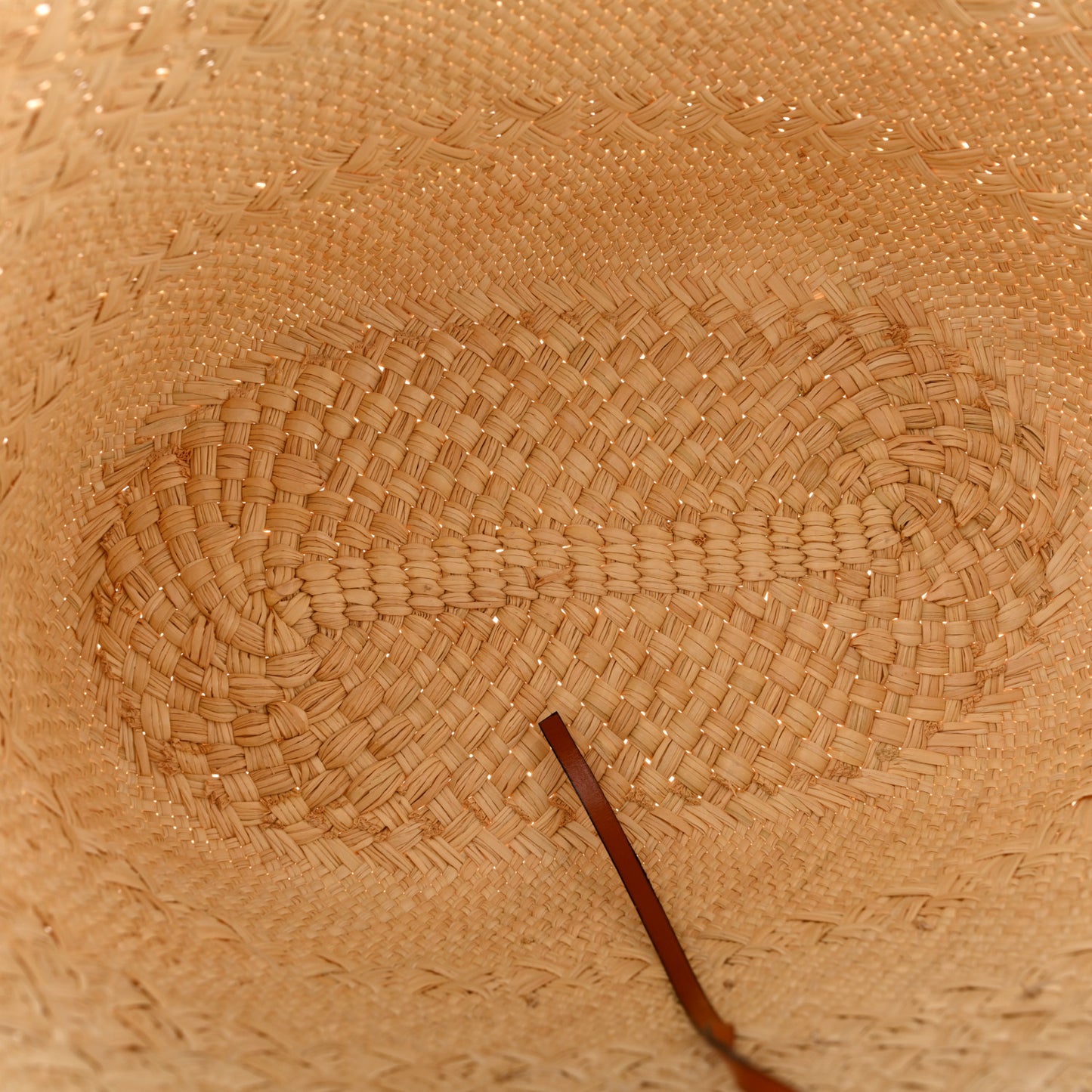 Calfskin Raffia Paulas Ibiza Medium Anagram Basket Tote Bag Natural Tan