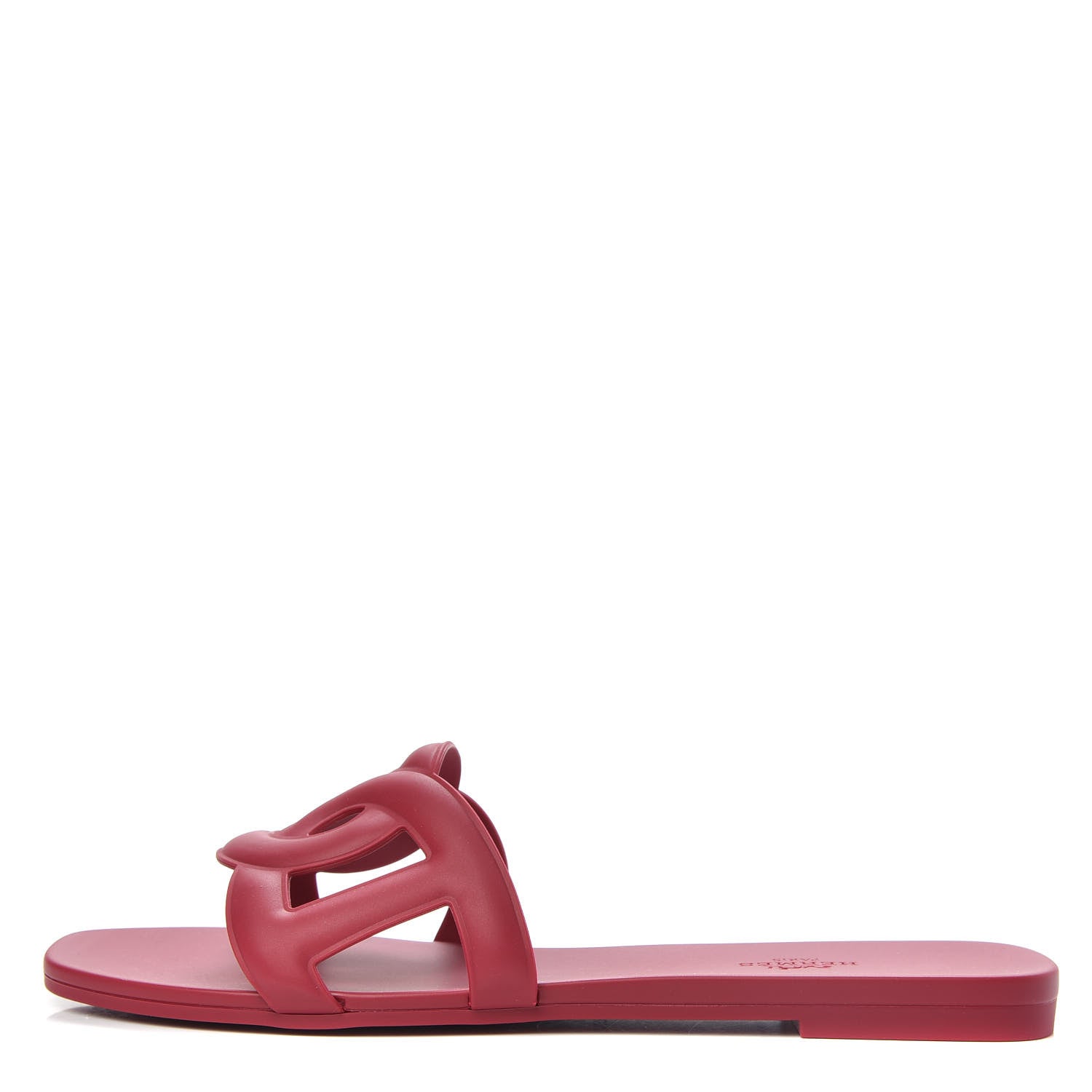 Hermes Rubber Aloha Sandals 40 Rose Baie 1 of 8