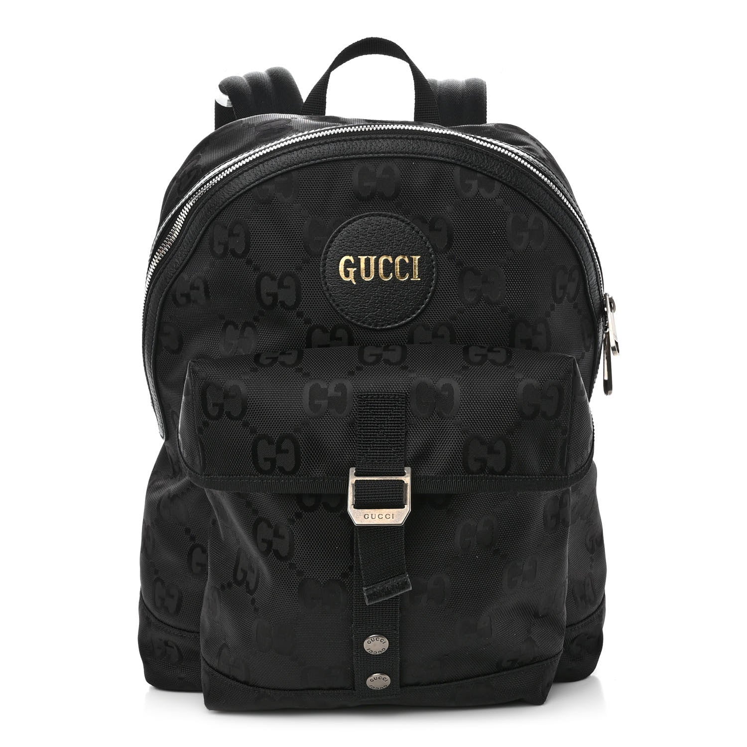 Gucci Econyl Nylon Monogram Off The Grid Backpack Black 1 of 10