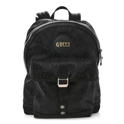 Gucci Econyl Nylon Monogram Off The Grid Backpack Black 1 of 10