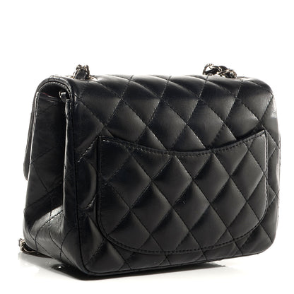 Chanel Lambskin Quilted Mini Square Flap Black 3 of 8
