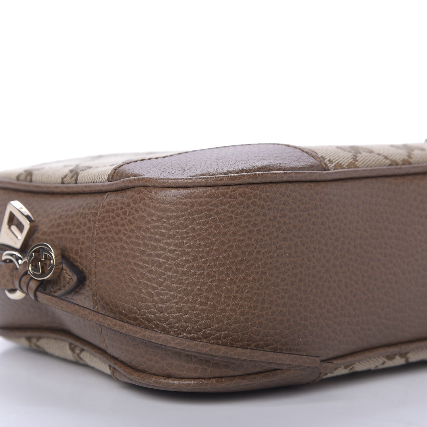 Monogram Mini Bree Messenger Bag Beige Tabacco