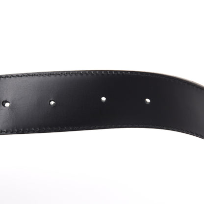Chanel Metallic Crackled Calfskin CC Belt 80 32 Black 5 of 6