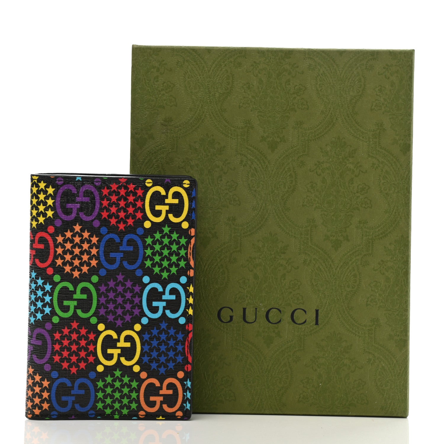 Gucci GG Supreme Monogram Psychedelic Passport Case 8 of 8