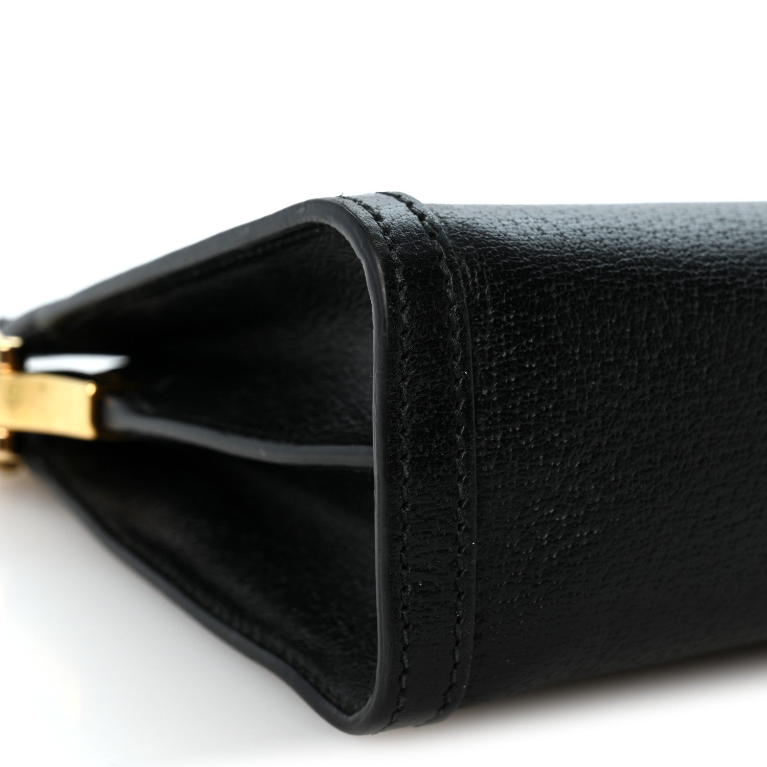 Gucci Calfskin GG Web Small Ophidia Chain Shoulder Bag Black 8 of 9