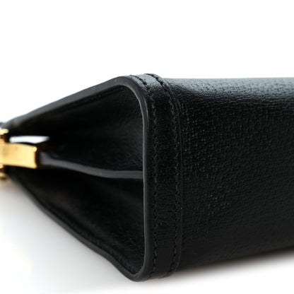 Gucci Calfskin GG Web Small Ophidia Chain Shoulder Bag Black 8 of 9