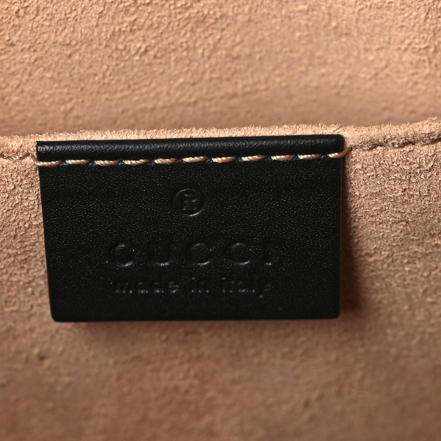 Suede Patent GG Web Small Ophidia Tote Bag Black