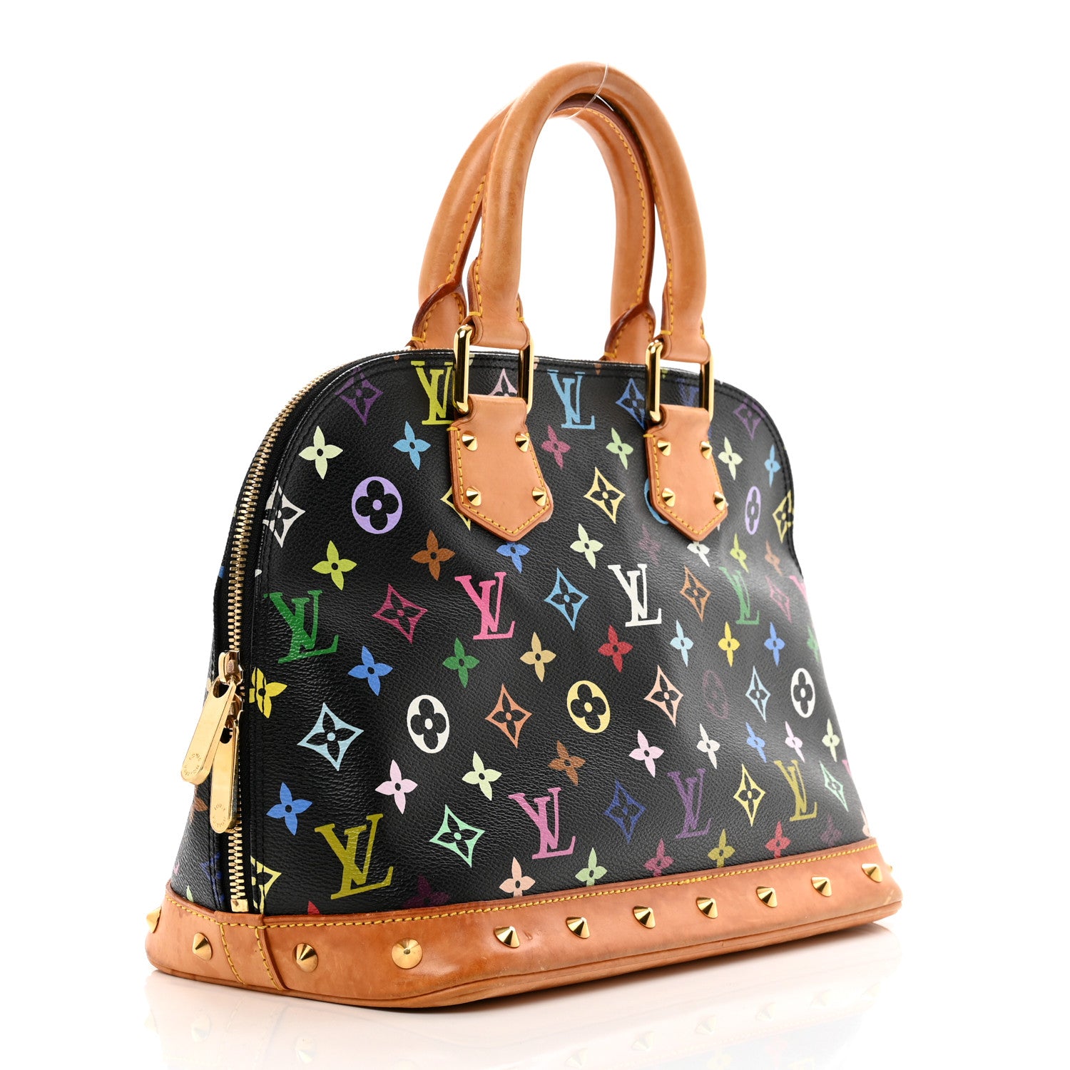 Louis Vuitton Monogram Multicolor Alma Black 3 of 10