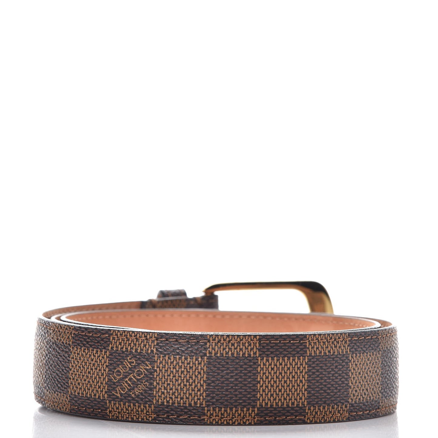 Damier Ebene 30mm Ellipse Belt 80 32