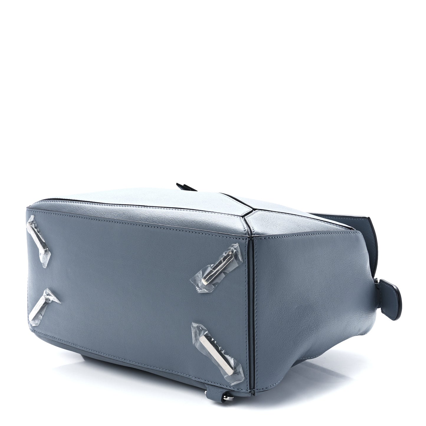 Calfskin Medium Puzzle Bag Stone Blue