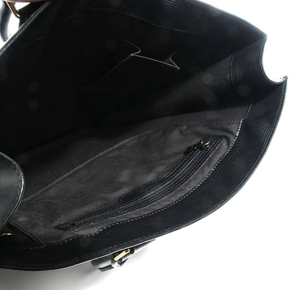 Louis Vuitton Epi Sac Plat GM Black 5 of 7