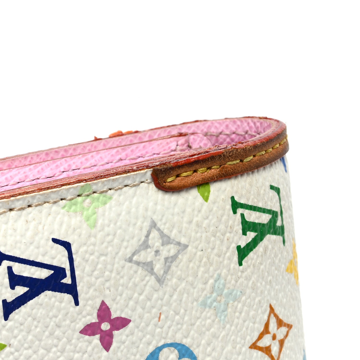 Louis Vuitton LOUIS VUITTON Monogram Multicolor Sarah Noeud Wallet White Litchi 15 of 15