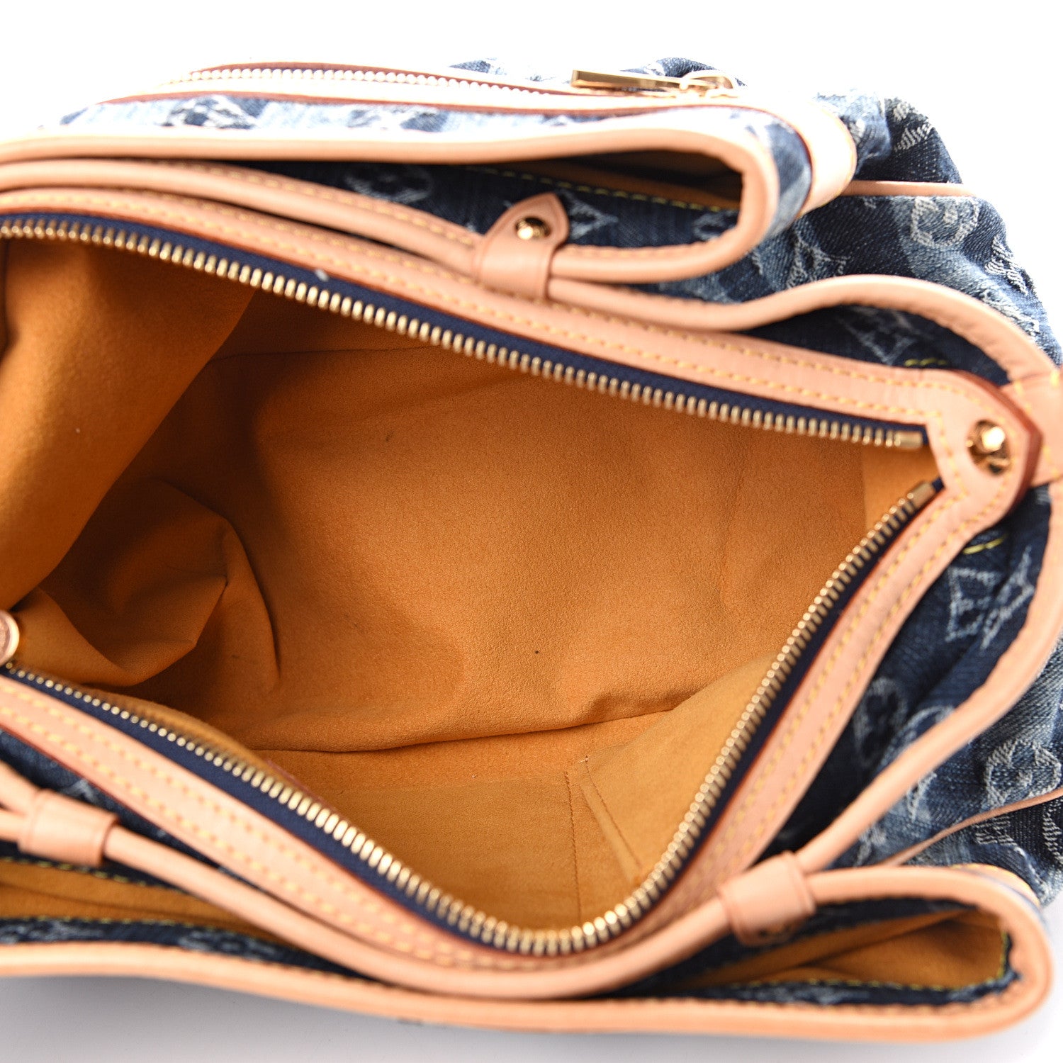 Louis Vuitton Denim Raye Porte Epaule MM 4 of 12