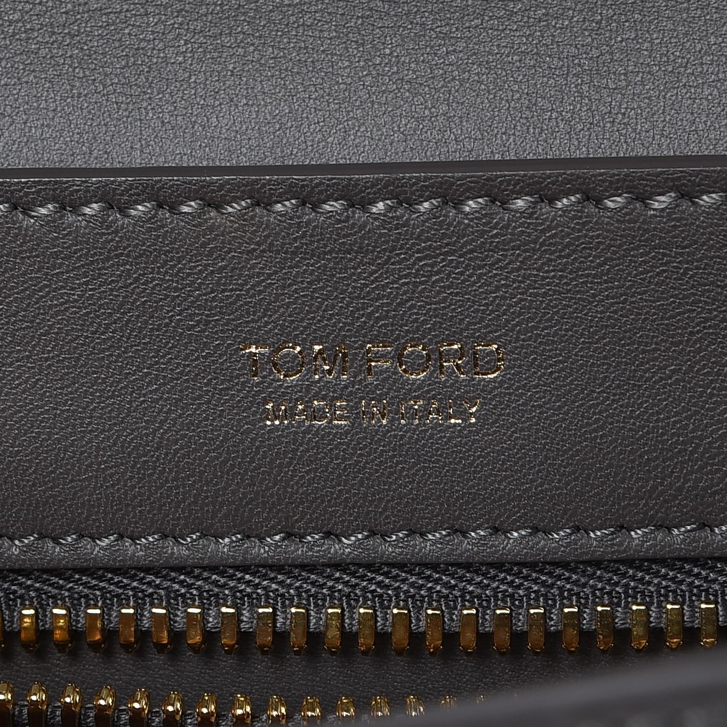 Tom Ford Calfskin Medium Sienna Crossbody Bag Graphite 6 of 7