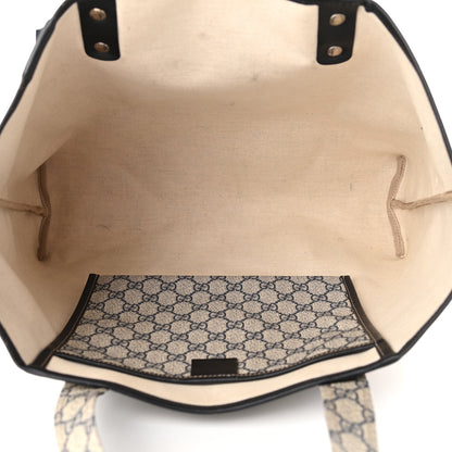 Gucci GG Plus Monogram Medium Signature Web Loop Tote Navy 5 of 13