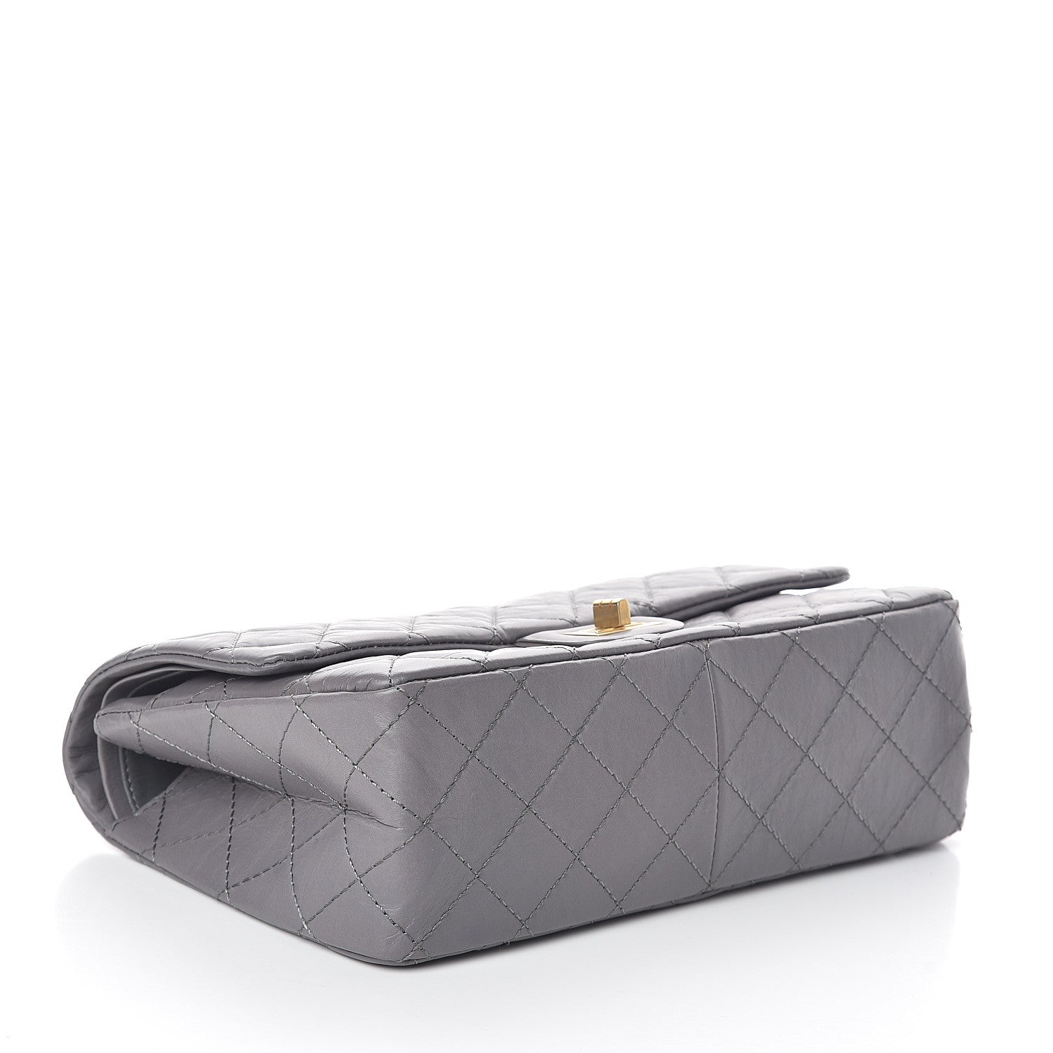 Chanel Aged Calfskin Quilted 2.55 Reissue 226 Flap Grey 3 of 9