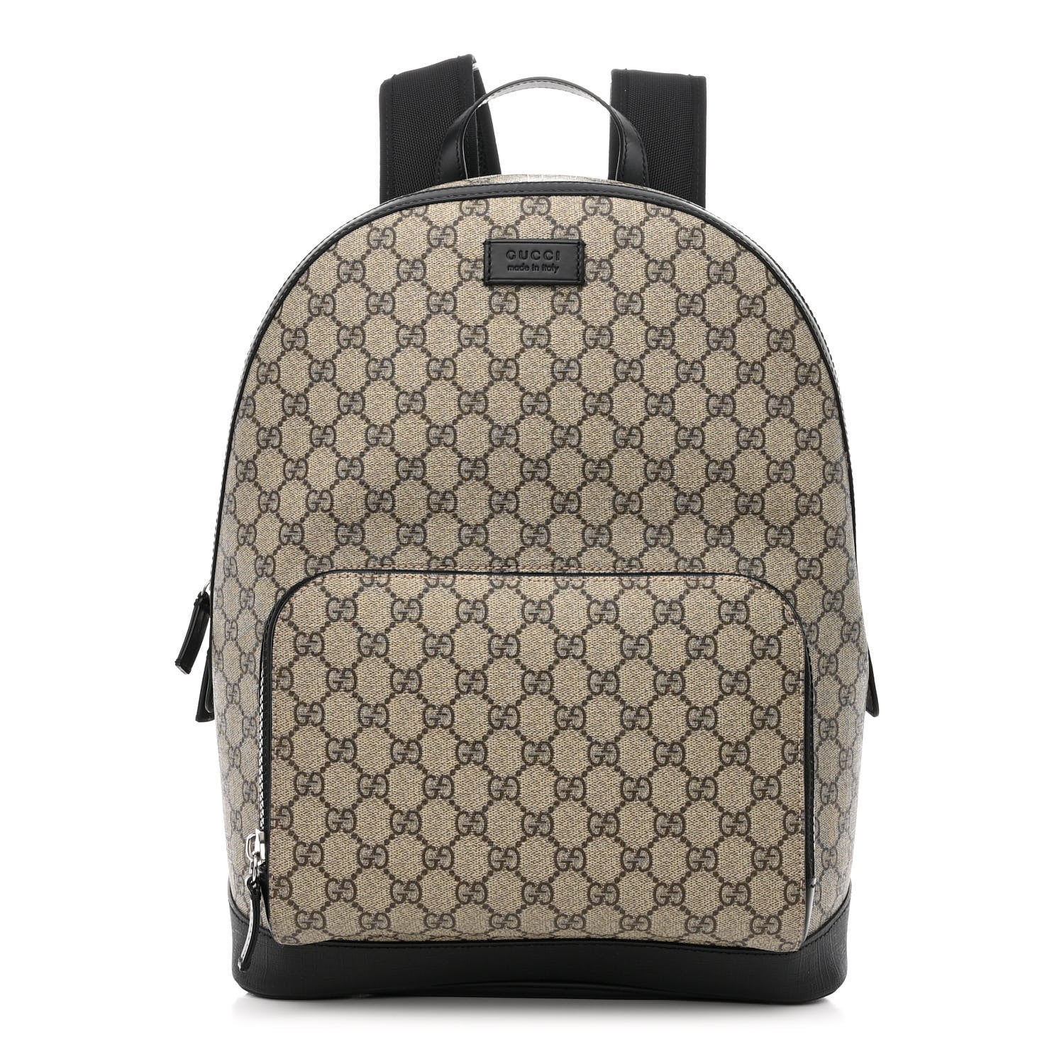 Gucci GG Supreme Monogram Medium Backpack Black 1 of 11