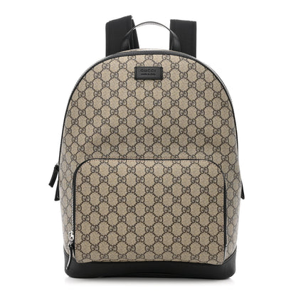 Gucci GG Supreme Monogram Medium Backpack Black 1 of 11
