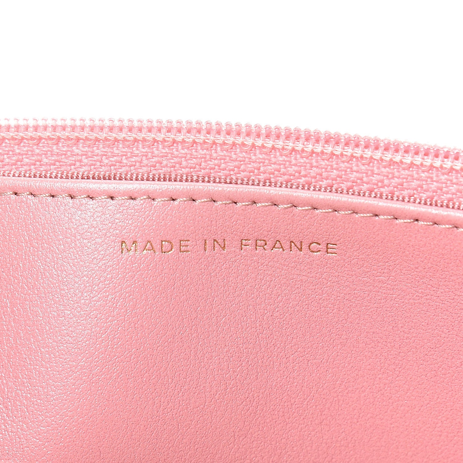Chanel Iridescent Caviar Quilted Wallet on Chain WOC Rose Pink 6 of 11