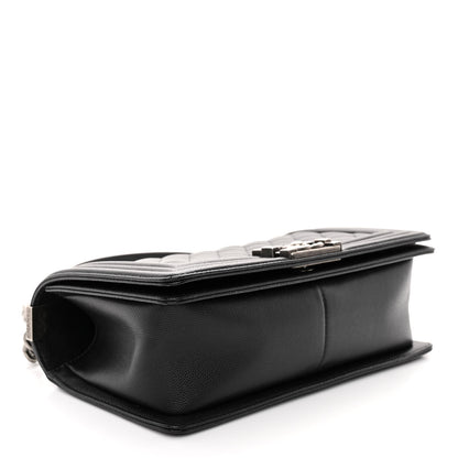 Chanel Caviar Quilted Medium Boy Flap Black 4 of 9
