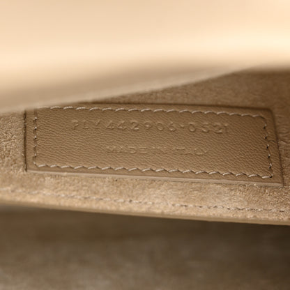 Saint Laurent Suede Calfskin Medium Monogram Sunset Dark Beige 7 of 16