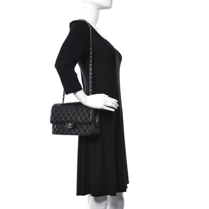 Chanel Caviar Quilted Medium Double Flap Black 2 of 17