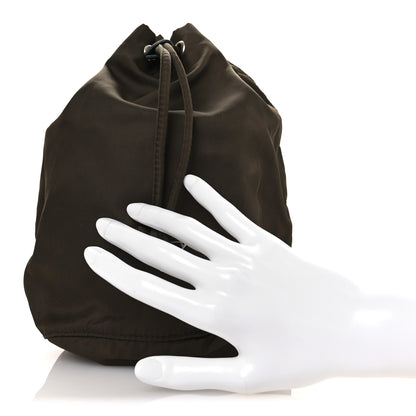 Prada Nylon Vela Drawstring Pouch Corinto 2 of 11